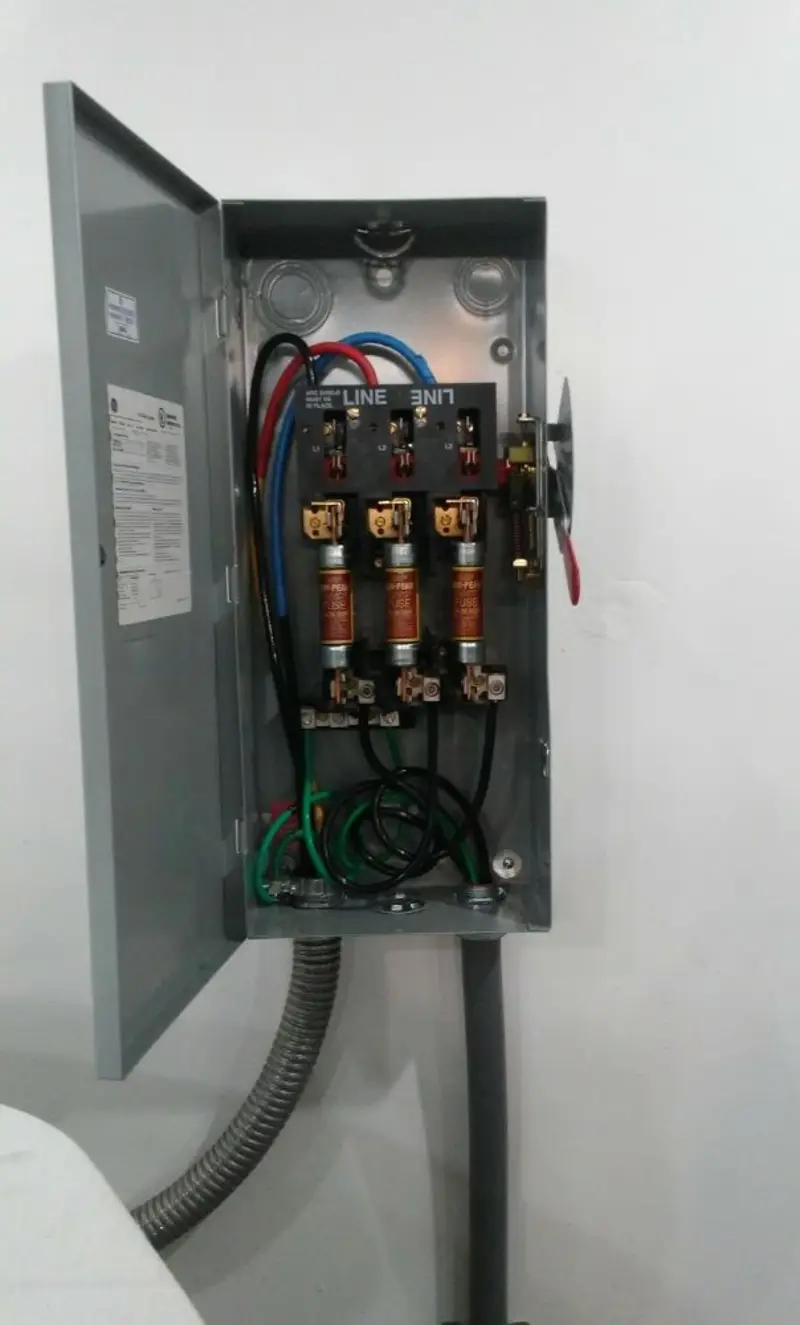 Three-phase disconnect switch installed for Electrical Wiring & Rewiring in Yeadon